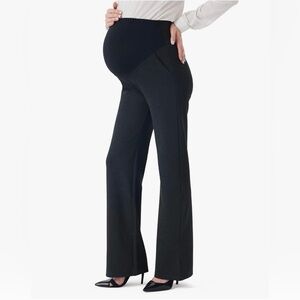 Firstway Charcoal Maternity Stretch Dress Pants‎